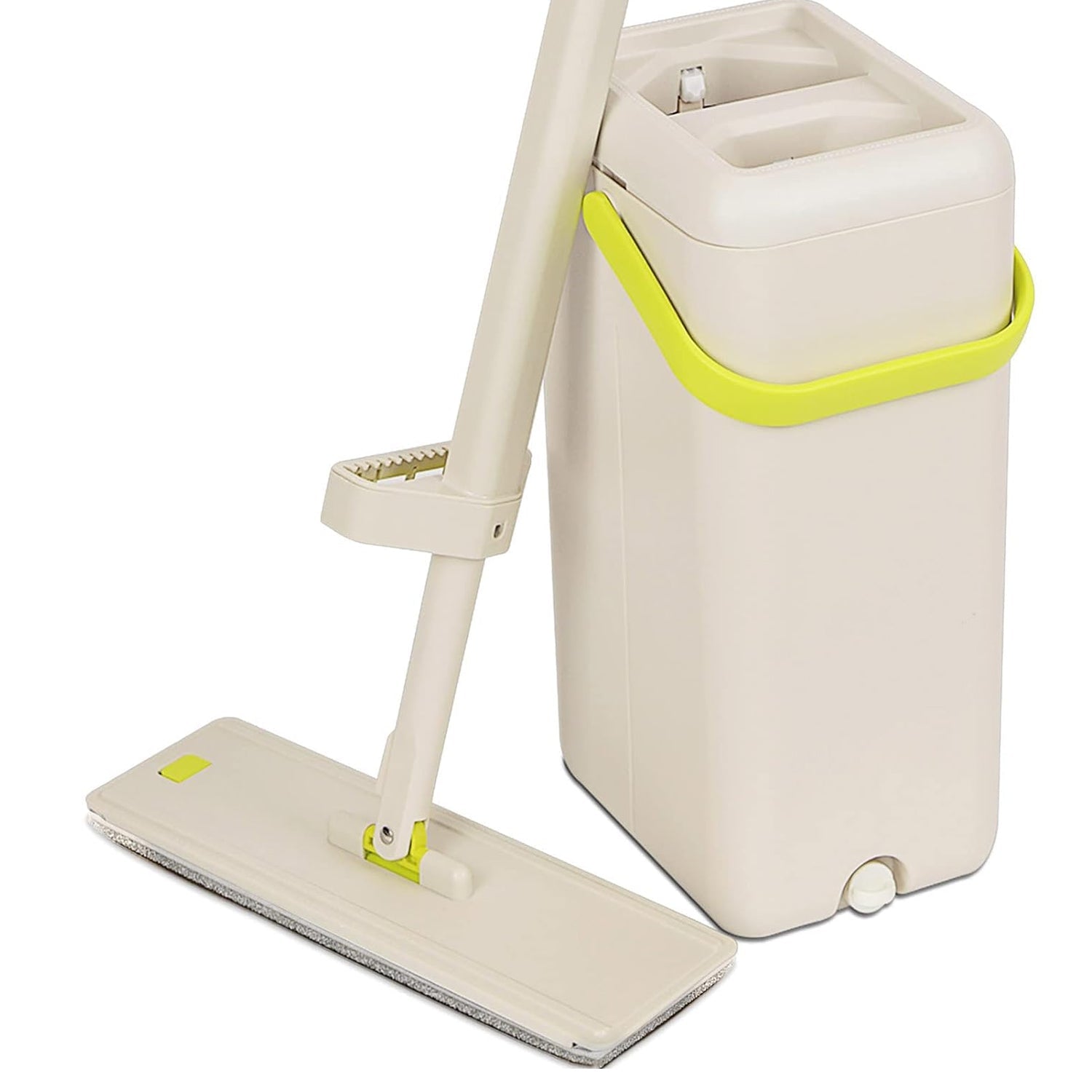 1146 Floor Mop and Bucket Set, Flat Mop for Cleaning with Wringer, Self Clean Damp Mop and Bucket for Hardwood, Laminate, 2 in 1 Hands Free Mop with Washable Microfiber Pad for Wet & Dry Use 1146 Floor Mop and Bucket Set, Flat Mop for Cleaning with Wringer, Self Clean Damp Mop and Bucket for Hardwood, Laminate, 2 in 1 Hands Free Mop with Washable Microfiber Pad for Wet & Dry Use